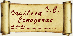 Vasilisa Crnogorac vizit kartica